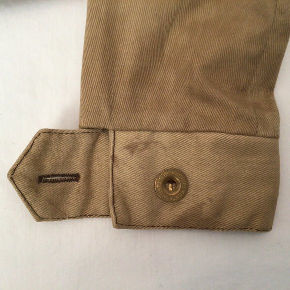 Vintage Western Themed Tan Denim Jacket Bronson of California - - Picture 8 of 14